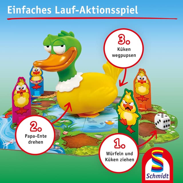 Detalle de Schmidt Spiele 40665 Pupsparade — jeu d’action pour enfants dès 4 ans