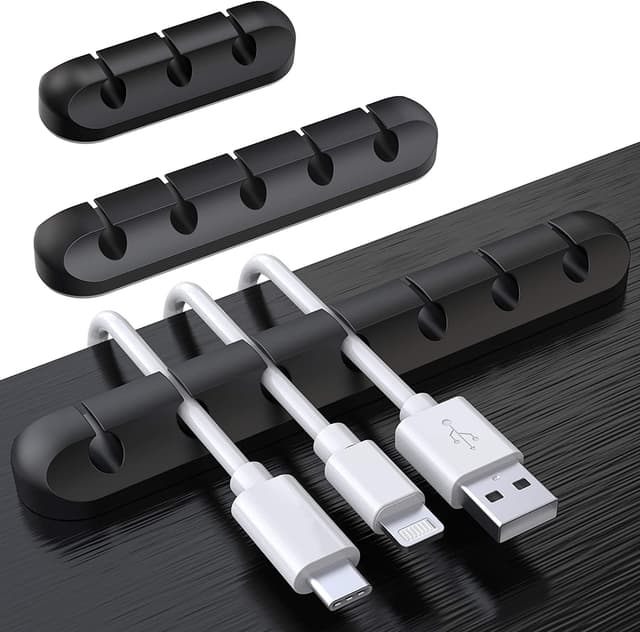 Detalle de SOULWIT 3-Pack cable organiser clips for desk ๐ฅ