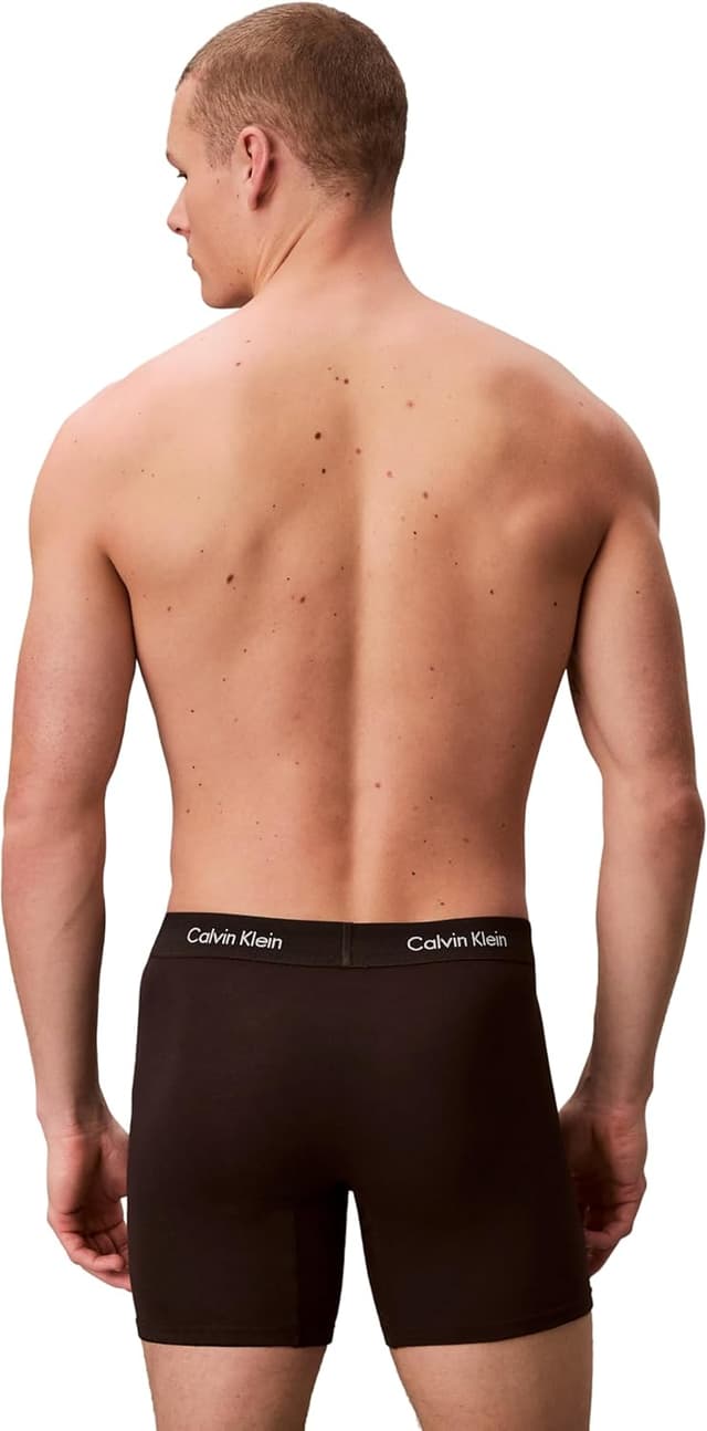 Detalle 2 de Calvin Klein Pack de 3 calzoncillos bóxer hombre talla L negro