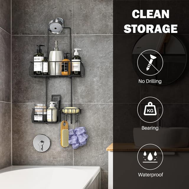 Thumbnail 1 de Epicano Shower Caddy Hanging Rustproof Organizer