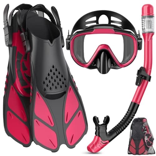 Imagen de Ubekezele 4-in-1 Snorkel Set with Panoramic Mask 🤿 en OfertitasTOP