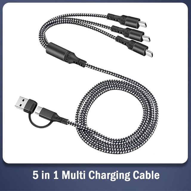 Detalle 2 de Multi USB-C Kabel 5 in 1 1,2 m