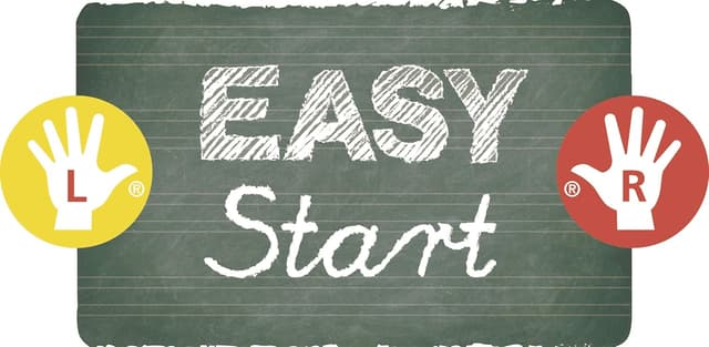 Detalle de STABILO EASYergo 1.4 crayon graphite rétractable pour droitier Turquoise/Rose fluo