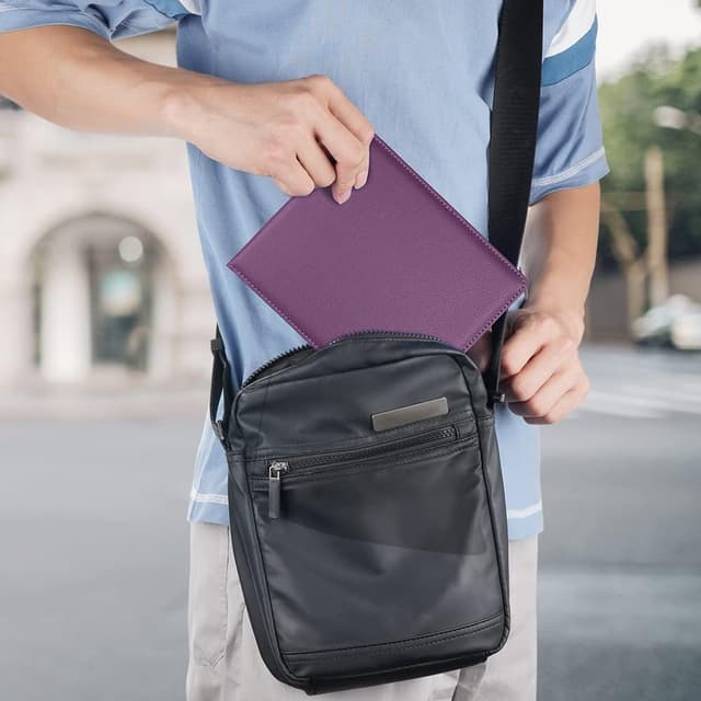 Thumbnail 6 de OFFCUP Disabled Badge and Timer Holder PU leather holder for blue badge 🪪