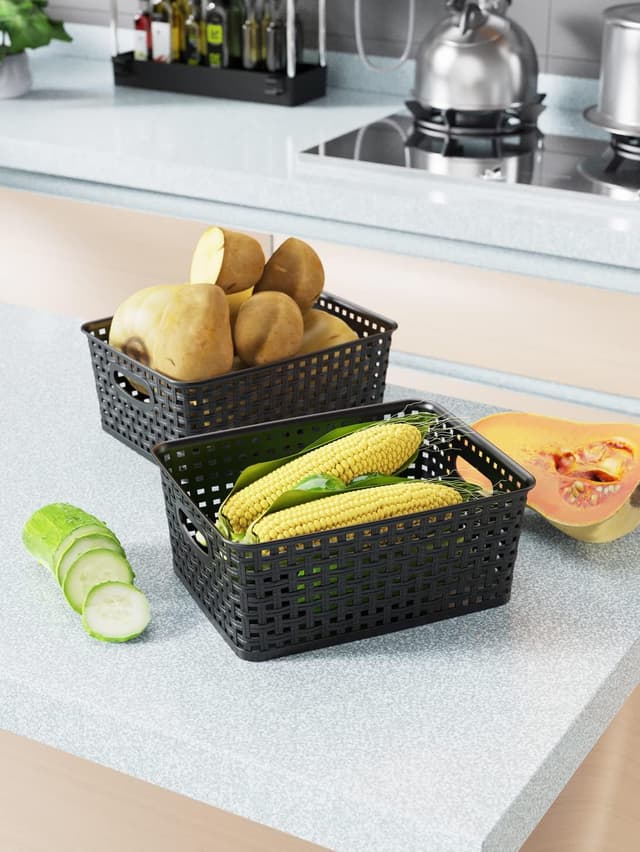 Thumbnail 4 de WYT Woven Storage Organizer Basket 6-Pack — 10.1 x 7.55 x 4.1