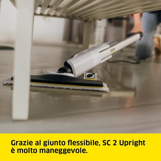 Detalle de Kärcher SC 2 Upright scopa a vapore con riscaldamento in 30 secondi e serbatoio da 0,4 l