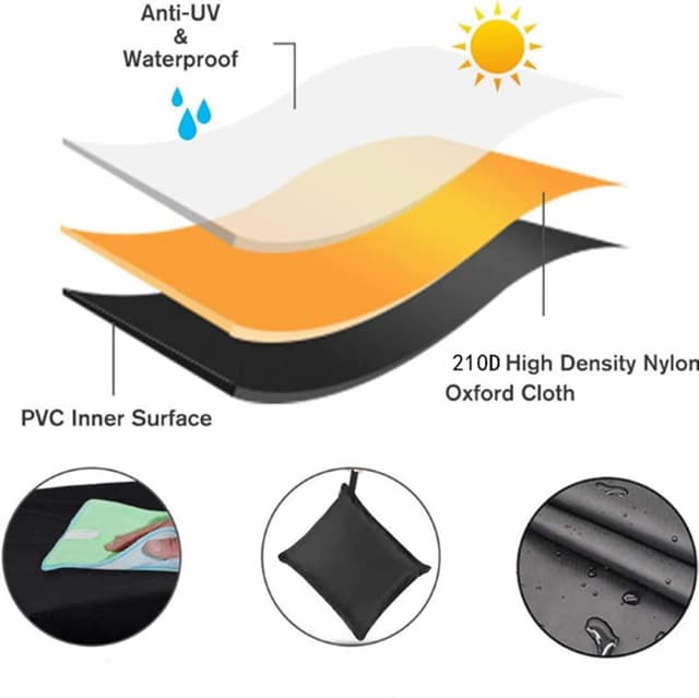 Thumbnail 2 de Funda para Barbacoa 145x61x117 cm 210D Oxford