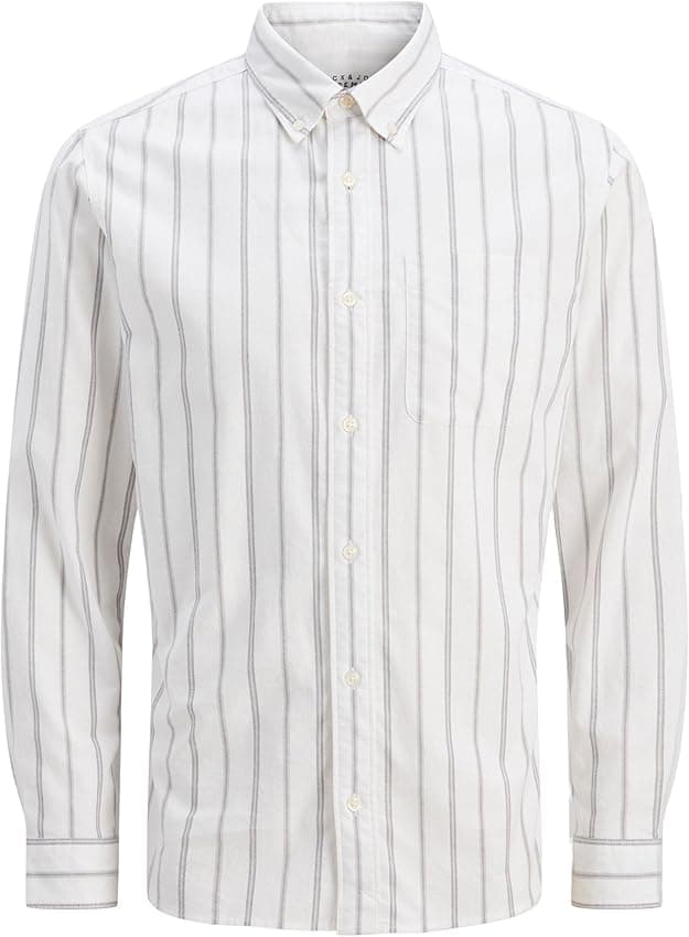 Detalle 2 de Jack & Jones Jjeoxford Shirt L/S S21 Noos Camisa hombre XXL
