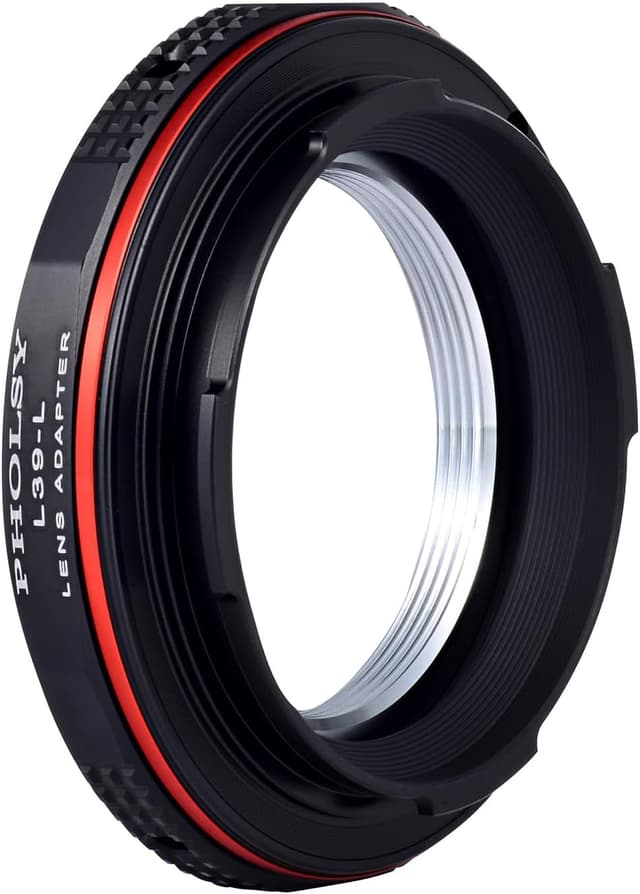 Detalle 2 de PHOLSY Objektivadapter L39 auf L-Mount für Leica L39/M39 (LTM 39mm) und L-Mount Kameras
