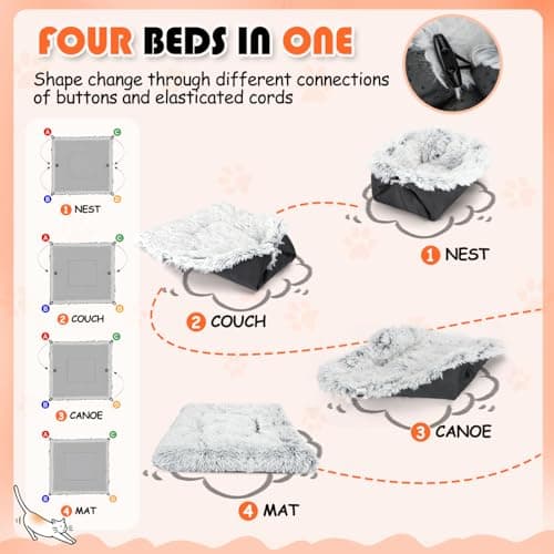 Thumbnail 3 de Nobleza 2 in 1 Cuccia per Gatti e Cani 60 x 50 cm