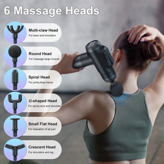 Thumbnail 4 de Massage Gun Deep Tissue 99-speed handheld massager 💆