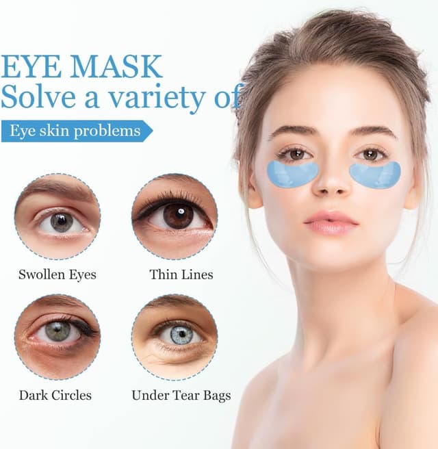 Detalle de LOPHE Patch Occhi in idrogel, 30 cerotti per contorno occhi al mirtillo