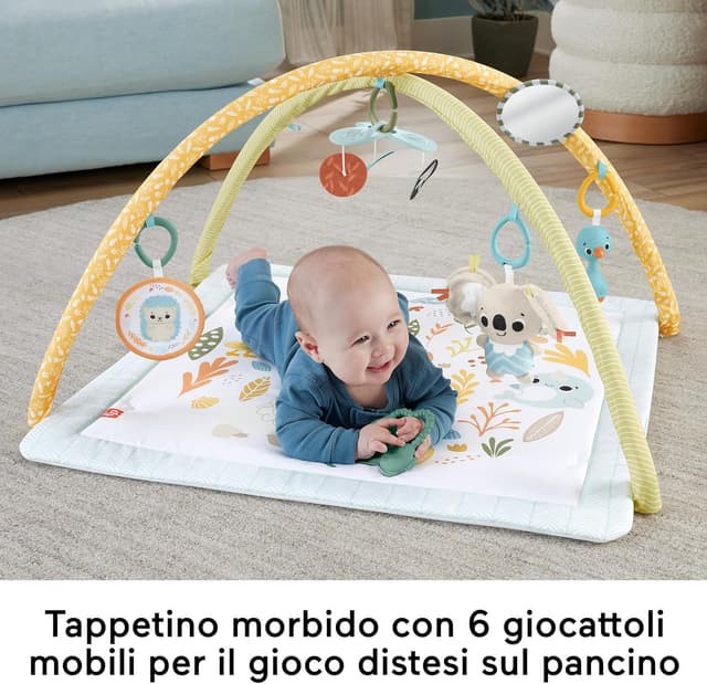 Detalle de Fisher-Price Palestrina multisensoriale per neonati HRB15 con arco e 6 giochi portatili