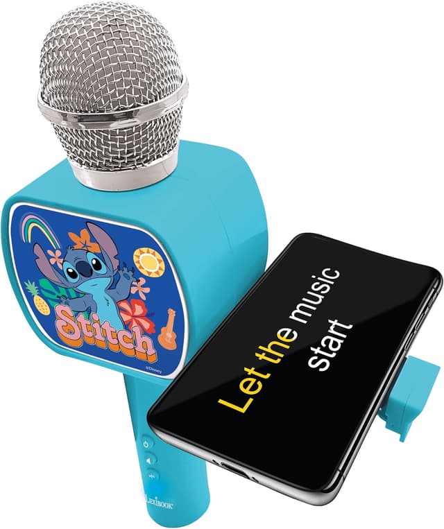 Detalle de Lexibook Disney Stitch Micrófono Bluetooth con Altavoz 🎙