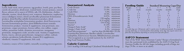Detalle 2 de Taste of the Wild Sierra Mountain, cordero 12,2 kg