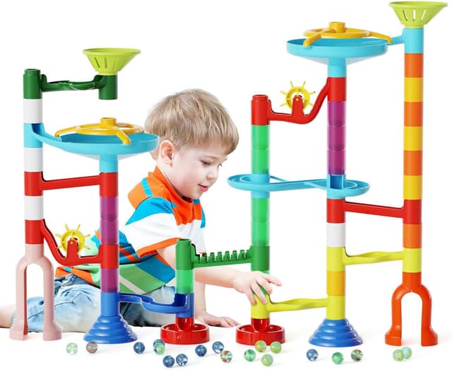 Imagen de Marble Run Set 110pcs STEM construction toy en OfertitasTOP
