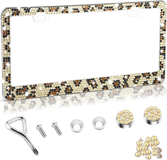 Thumbnail 5 de Amiss Bling License Plate Frame 2-Pack