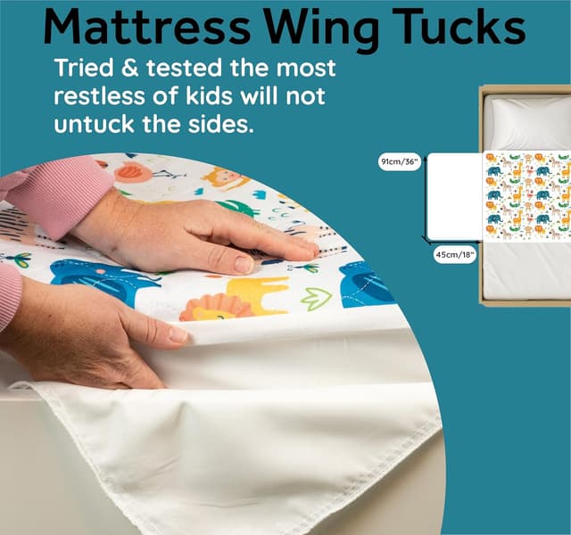 Detalle de Bedwetz double bed wetting pad 132 x 91 cm