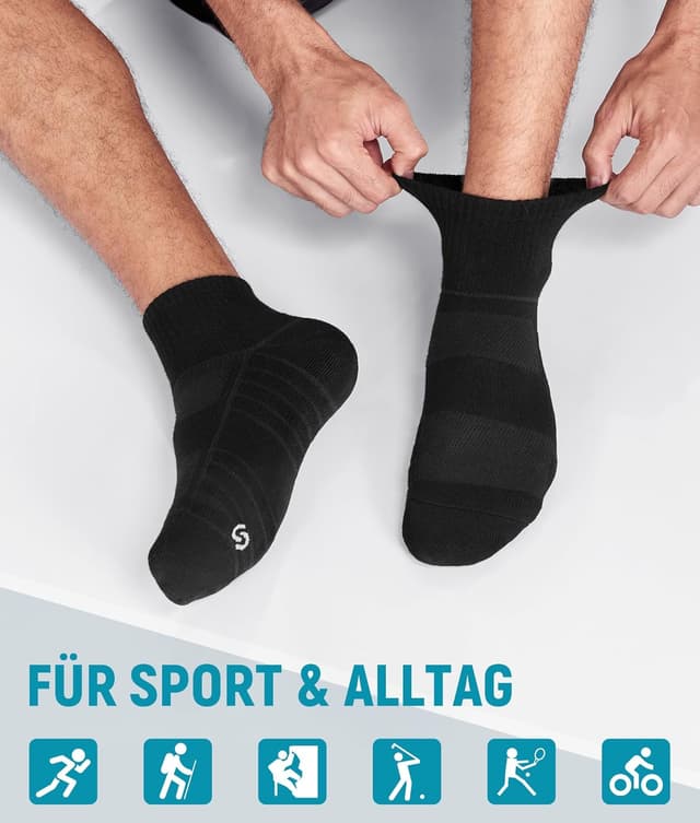 Thumbnail 5 de coskefy Quarter Sneaker Socken 6 Paar