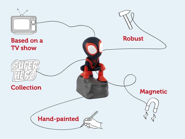 Detalle de Miles Morales Tonies Spidey audio 39 min