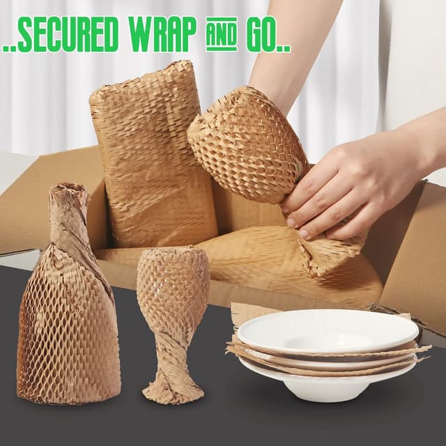 Detalle de Honeycomb Packaging Paper 30cm x 30m wrap