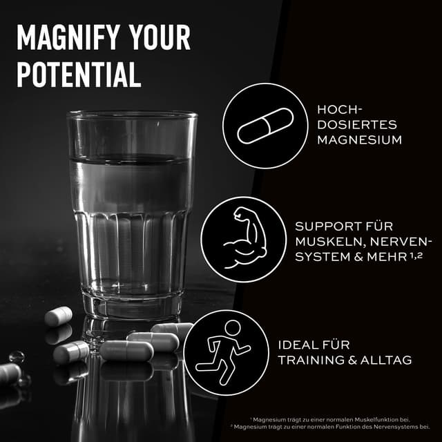 Detalle 2 de ESN Magnesium Caps 120 Kapseln – 194 mg Tagesportion 💊