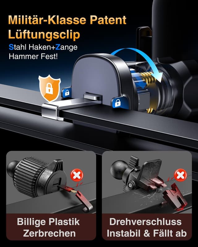 Thumbnail 2 de VANMASS 2026 Militärische Handyhalterung Auto