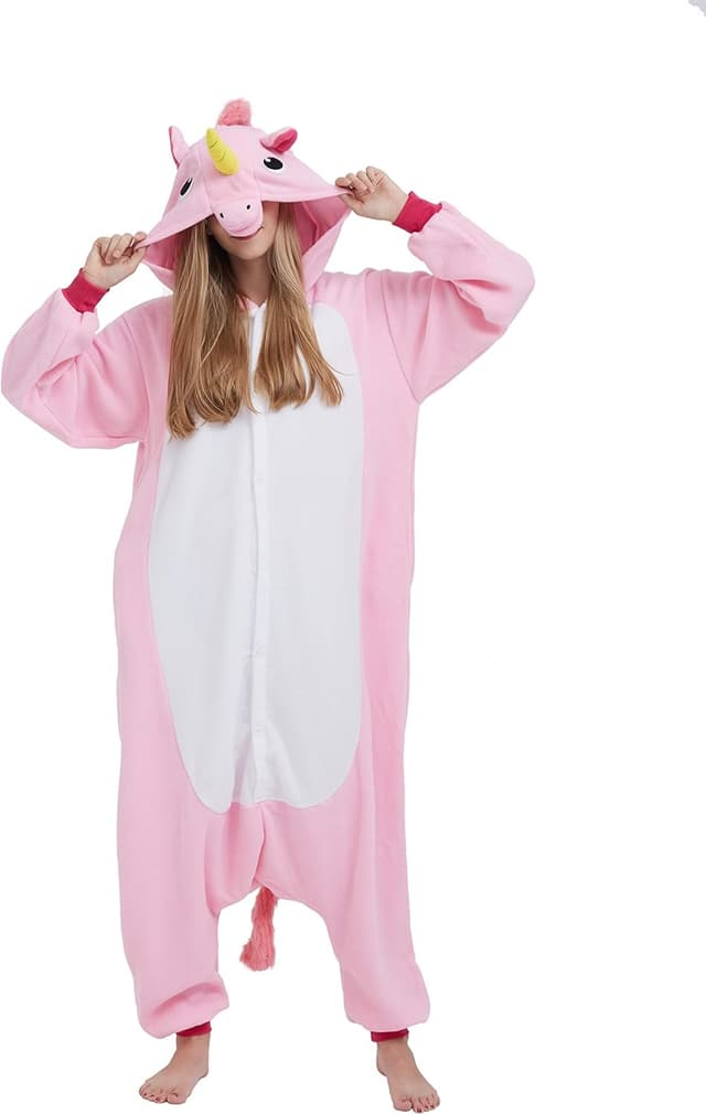 Detalle de SimZoo Tier-Onesie Cosplay-Pyjama 100 % Fleece