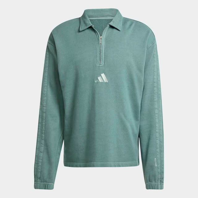 Thumbnail 5 de Adidas All SZN French Terry Washed Half-Zip sudadera 100% algodón