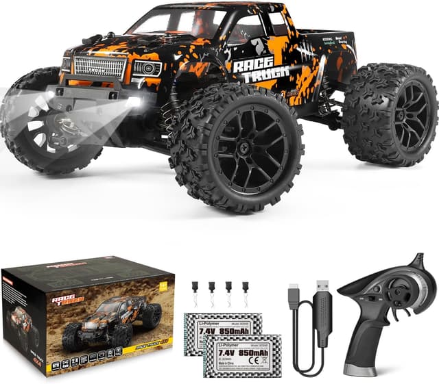 Detalle de HAIBOXING 4WD Ferngesteuertes Auto 1:18 Hochgeschwindigkeits Monstertruck