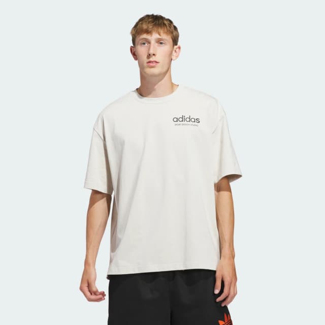 Thumbnail 2 de Adidas Sport Design GFX camiseta beige