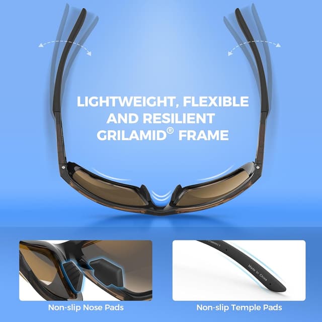 Detalle de KastKing Waccamaw Polarized Bifocal Sport Reader Sunglasses (x1.5, x2.0, x2.5)