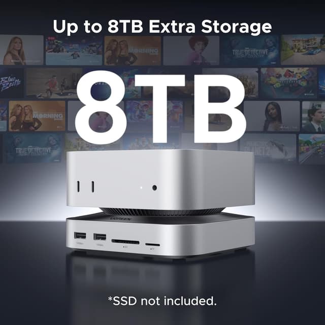 Detalle 2 de UGREEN Mac Mini M4 Dock 8TB NVMe enclosure
