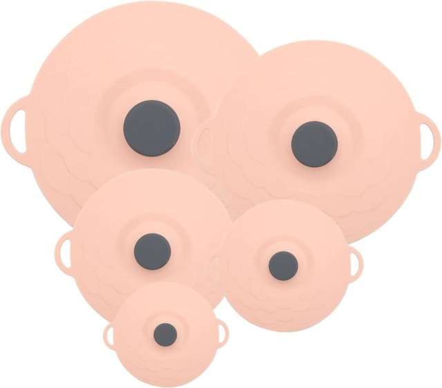 Detalle de QUTHZZHY Silikon Deckel 5 Stücke 9,8–24,2 cm