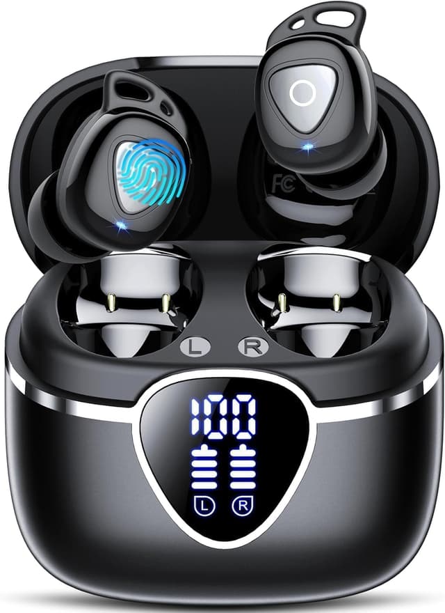 Detalle de Wireless Earbuds 2026 Bluetooth In-Ear Earphones with 4 ENC & 40H Mic Clear Calls