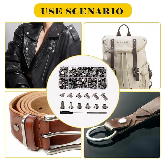 Thumbnail 6 de Solaverano Chicago Schraubnieten 6 Größen