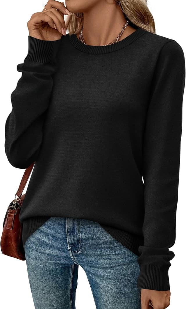 Detalle de WIHOLL Sweaters Lightweight Pullover Top S-2XL