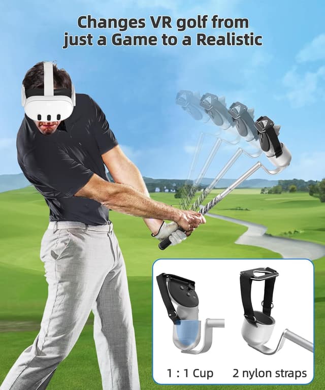 Thumbnail 6 de BRICOK VR Golf Club Attachment 90° for Quest 3