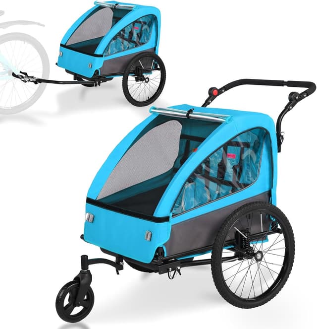 Detalle de Fiximaster Remorque vélo 2 en 1 2 places