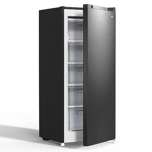 Thumbnail 11 de Congelador vertical independiente CHiQ 145L negro con puerta reversible