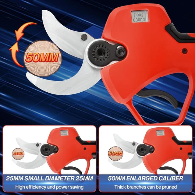 Detalle de NUZEKY forbice potatura batteria 50 mm