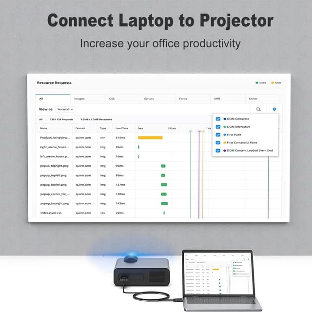 Detalle 2 de Omivine HDMI to VGA cable 1080p