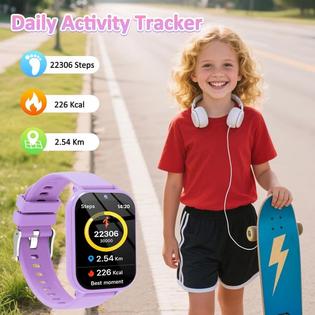 Thumbnail 4 de clleylise Smart Watch for Kids 300mAh