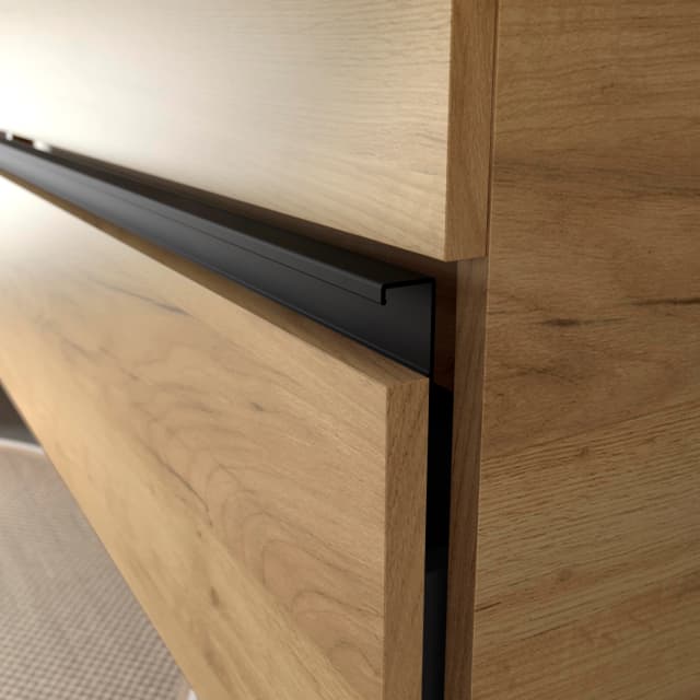 Detalle 2 de Salgar Bequia Plus Metal mueble baño 2 cajones 1 poza