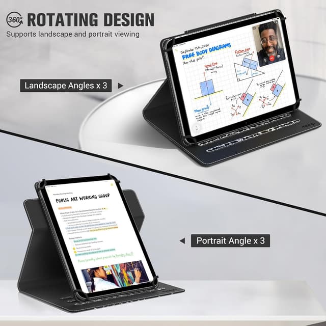 Detalle 1 de MoKo Tablet-Hülle 10-Zoll Android