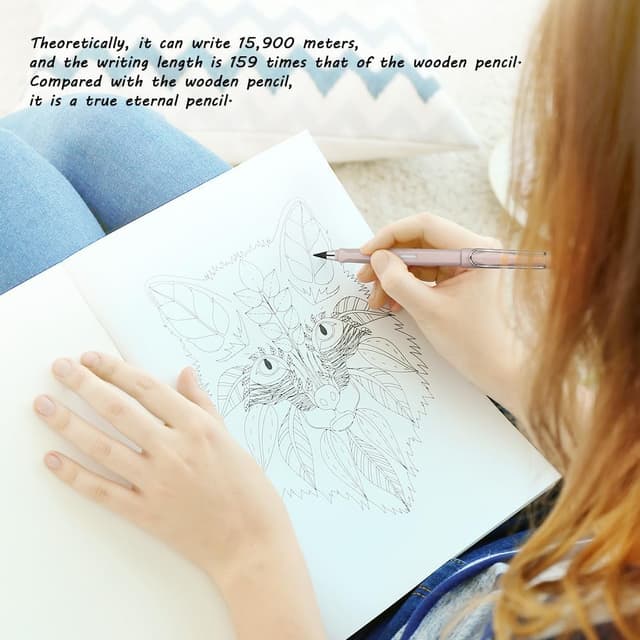 Thumbnail 6 de OFFCUP Matite Eterna senza inchiostro (6 pezzi) con ricariche e 2 gomme