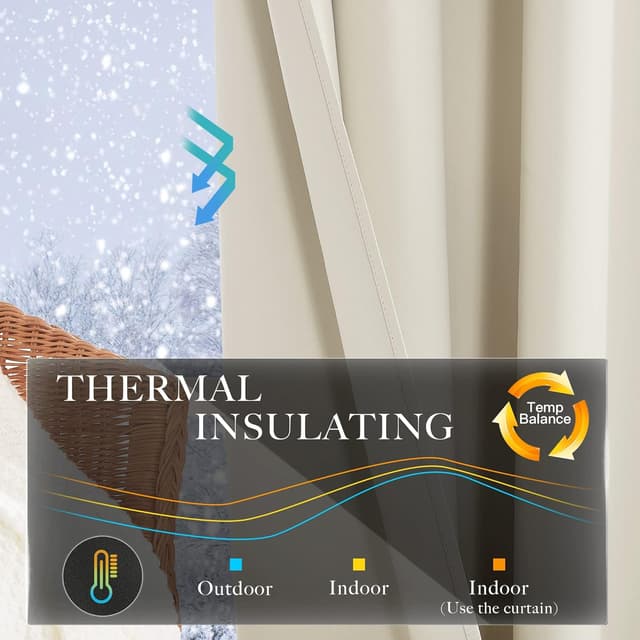 Thumbnail 1 de KGORGE Verdunkelungsvorhang 145x140 cm 2er Set