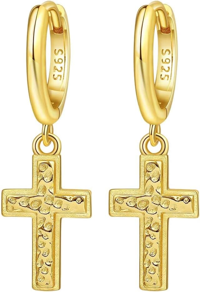 Thumbnail 6 de Cycuff 925 Sterling Silver Hoop Earrings with Colourful Cubic Zirconia