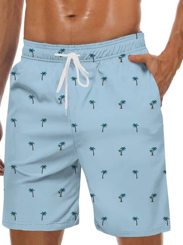 Thumbnail 6 de Men's Hawaiian Swim Trunks with Mesh Lining ⚡