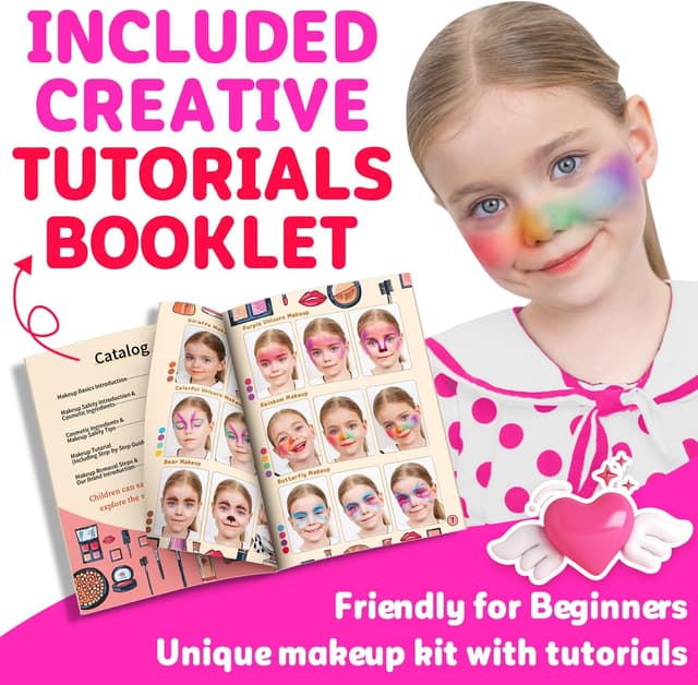 Thumbnail 3 de Hollyhi 58 Pcs Kids Makeup Kit ๐